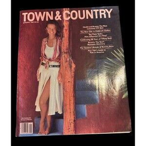 January 1987 Town & Country magazine Alix Goldsmith- Beauty in Mexico VTG